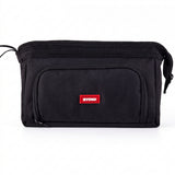 Angoo Double Layer Pencil Case With Boat Window - Black