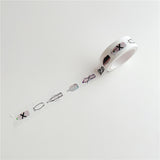Chain And Bottle Pattern Decorative Washi Tape - Bottle