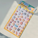 3D Flocked Cat Dog And Bird Stickers