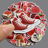 American Vintage Portrait Cartoon Sticker Pack