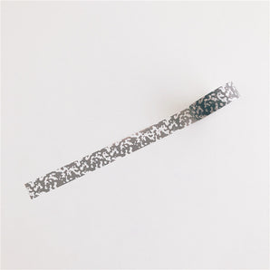 Cow And Leopard Print Washi Tape 5 m Roll - Gray Cow Print