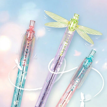 Dragonfly Click Gel Pen With Quick-Dry Black Ink