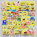 Cute SpongeBob Cartoon Sticker Pack