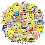 Cute SpongeBob Cartoon Sticker Pack