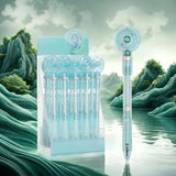 Rotating Planet Gel Pen 0.5 mm Quick-Dry Black Ink - Green Barrel