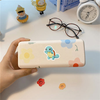 Cute Cartoon Monster Face Sticker Pack