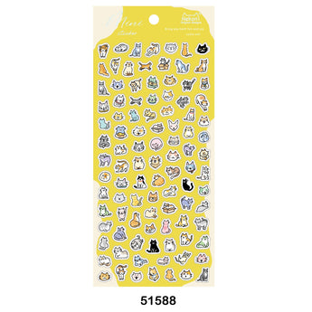 NEKONI 3D Foam Animal Mini Stickers - Kitty Tiny Nose