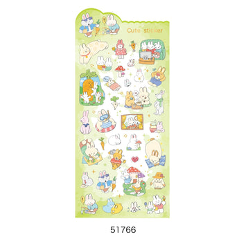 Cute Cat Dog And Bunny Sticker Sheets