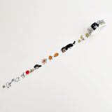 Black And White Dog Cat Washi Tape 15 mm x 5 m - Sun And Moon Black Cat
