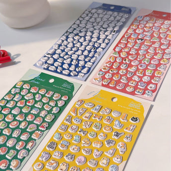 NEKONI 3D Foam Animal Mini Stickers