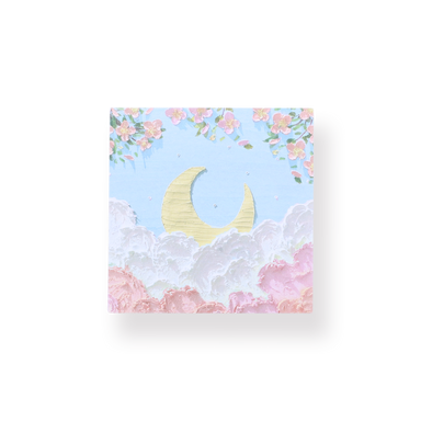 Oil Painting Sticky Notes - Moon - Stationery Pal