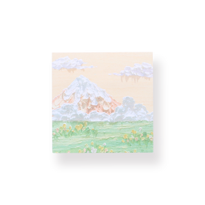 Oil Painting Sticky Notes - Mountain - Stationery Pal