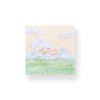 Oil Painting Sticky Notes - Mountain - Stationery Pal