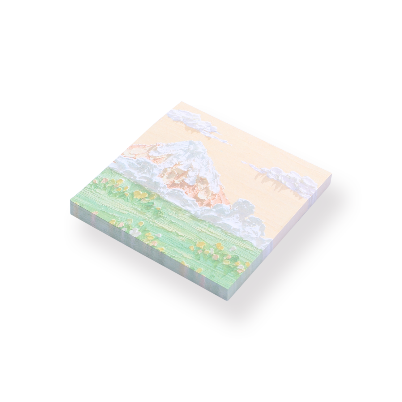 Oil Painting Sticky Notes - Mountain - Stationery Pal