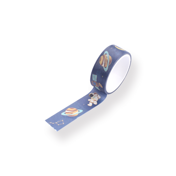 Outer Space Glow in the Dark Washi Tape - Stationery Pal