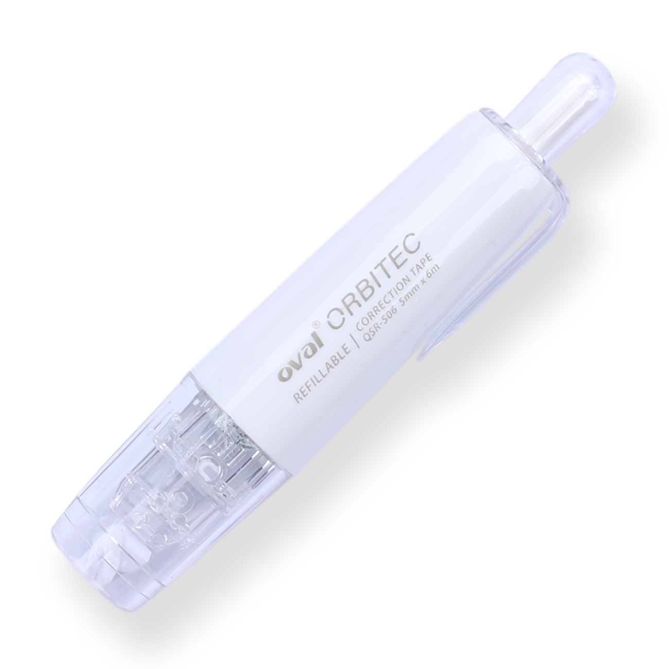 Oval Orbitec Correction Tape - Limited Edition - White - Stationery Pal