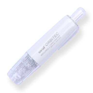 Oval Orbitec Correction Tape - Limited Edition - White - Stationery Pal