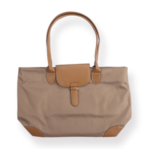 Oxford Cloth Tote Bag - Khaki - Stationery Pal