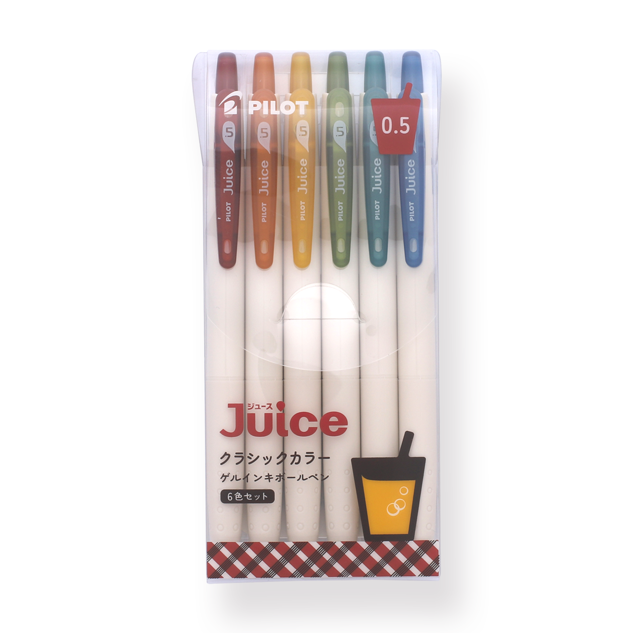 PILOT Juice Gel Ink Ballpoint Pen - Classic Color - 2024 - Set of 6 ...