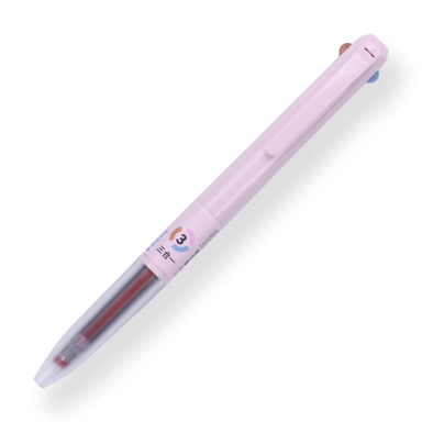 Pastel Tricolor Pen - 0.5 mm - Pink - Stationery Pal