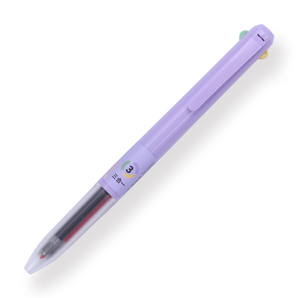 Pastel Tricolor Pen - 0.5 mm - Purple - Stationery Pal