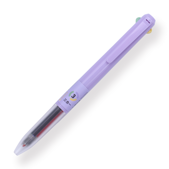 Pastel Tricolor Pen - 0.5 mm - Purple - Stationery Pal