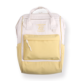 Pastel Waterproof Backpack - Yellow - Stationery Pal