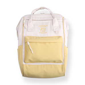 Pastel Waterproof Backpack - Yellow - Stationery Pal