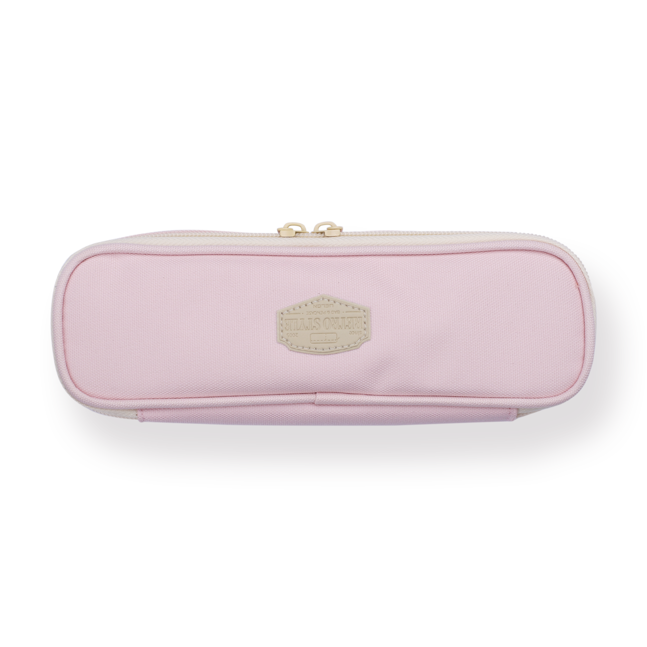 Stationery Pal Pastel Zippered Large Pencil Case - Pink