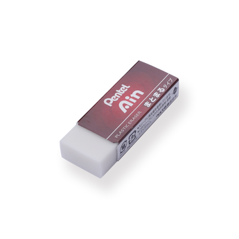 Pentel Ain Eraser - Red - Big - Stationery Pal