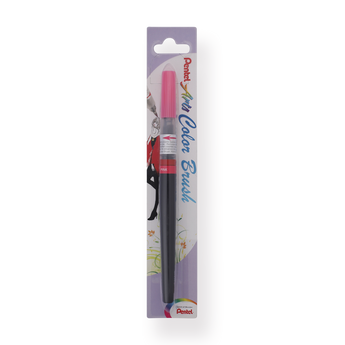 Pentel Arts Color Brush Pen - Pink - Stationery Pal