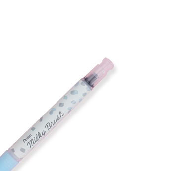 Pentel Arts Milky Brush Pen - Pastel Blue - Stationery Pal