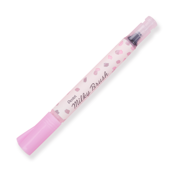 Pentel Arts Milky Brush Pen - Pastel Pink - Stationery Pal