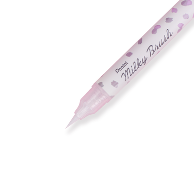 Pentel Arts Milky Brush Pen - Pastel Violet - Stationery Pal