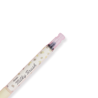 Pentel Arts Milky Brush Pen - Pastel Yellow - Stationery Pal