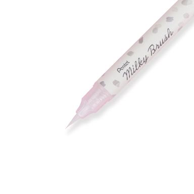 Pentel Arts Milky Brush Pen - White - Stationery Pal