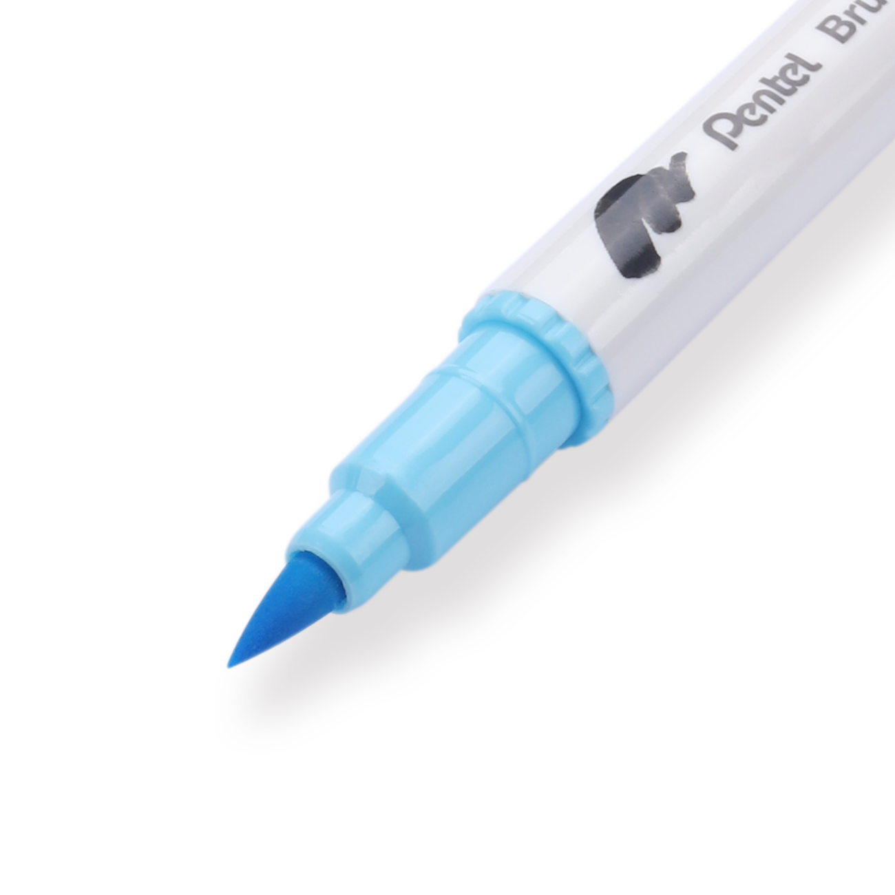 Pentel Brush Sign Pen Twin - Baby Blue - Stationery Pal
