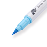 Pentel Brush Sign Pen Twin - Baby Blue - Stationery Pal