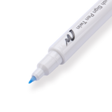 Pentel Brush Sign Pen Twin - Baby Blue - Stationery Pal