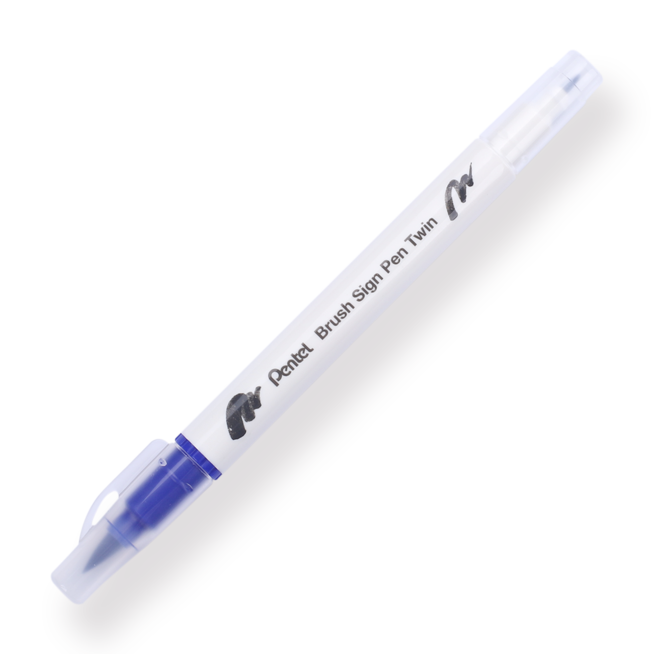 Pentel Brush Sign Pen Twin - Blue