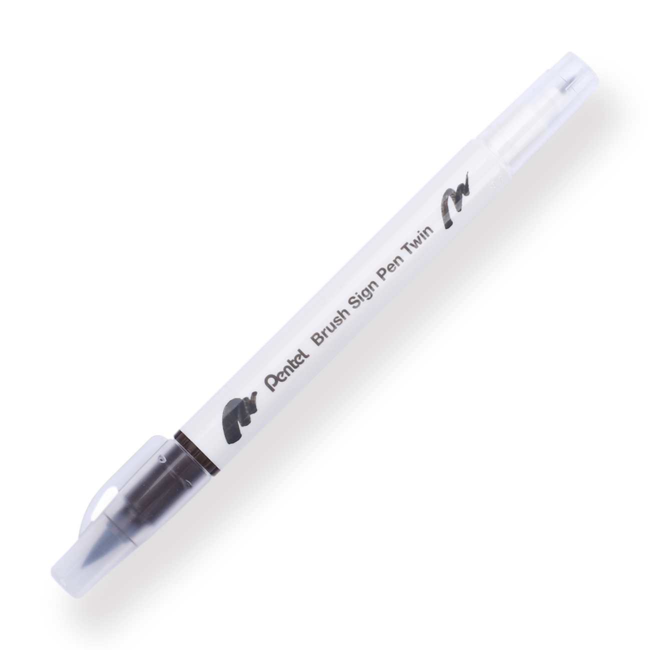Sign Pens Pentel Brush Sign Pen Twin - Dark Brown – Stationery Pal