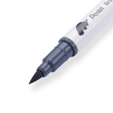 Pentel Brush Sign Pen Twin - Light Gray - Stationery Pal