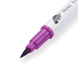 Pentel Brush Sign Pen Twin - Magenta - Stationery Pal