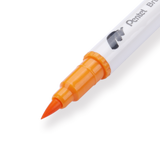 Pentel Brush Sign Pen Twin - Ochre - Stationery Pal