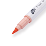 Pentel Brush Sign Pen Twin - Pale Orange - Stationery Pal