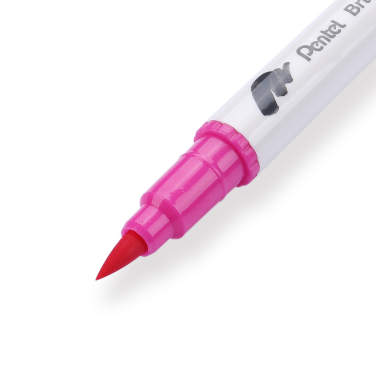 Pentel Brush Sign Pen Twin - Pink - Stationery Pal