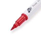 Pentel Brush Sign Pen Twin - Red - Stationery Pal