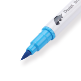 Pentel Brush Sign Pen Twin - Sky Blue - Stationery Pal