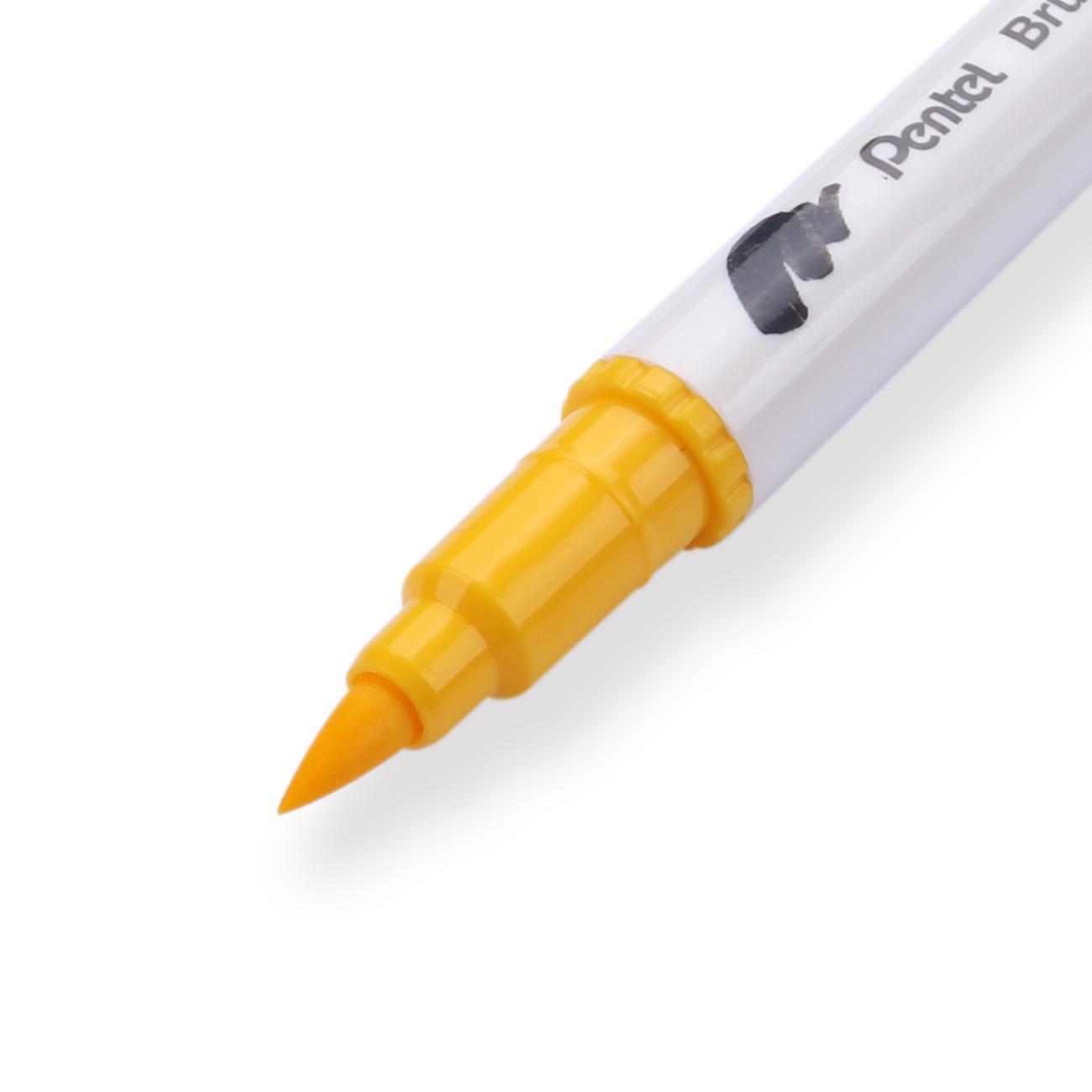 Pentel Brush Sign Pen Twin - Yellow - Stationery Pal