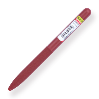 Pentel Calme Ballpoint Pen - 0.5 mm - Red Body - Red Ink - Stationery Pal